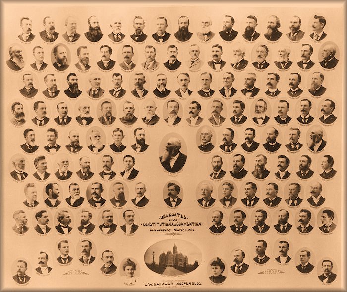 Delegates, 1895 Utah Constitutional Convention