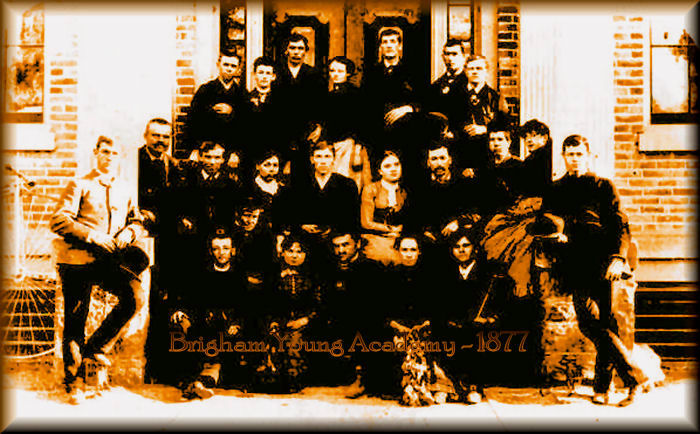 Brigham Young Academy Students in 1877
