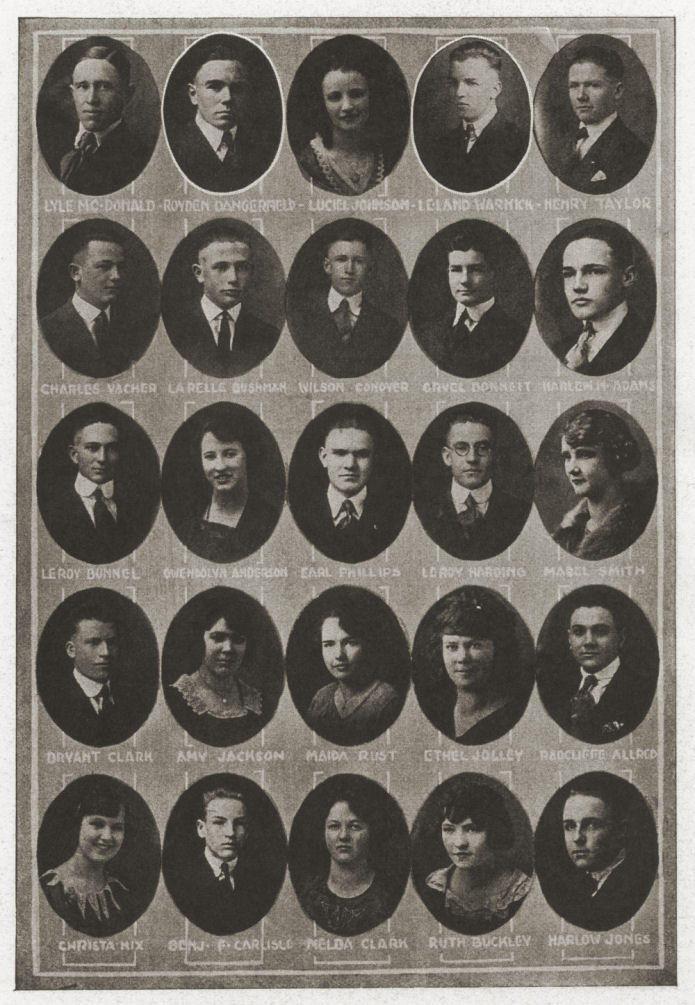 Brigham Young High School, Class of 1921