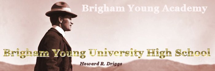 Brigham Young High Banner No.15 - 234