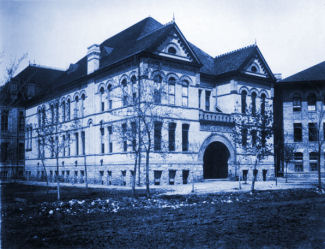 Brigham Young Academy's College Hall in 1902