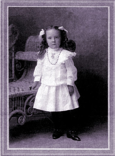 Anna B. Hart as a child