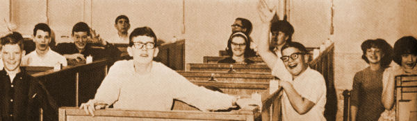 Students in Carrels - Brigham Young High School