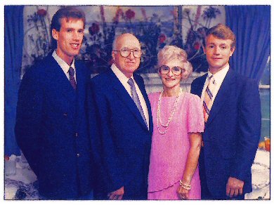 The Verl Allman family, Provo, Utah
