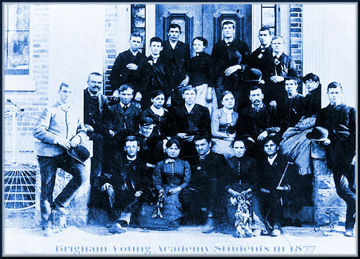 Brigham Young Academy Students in 1877