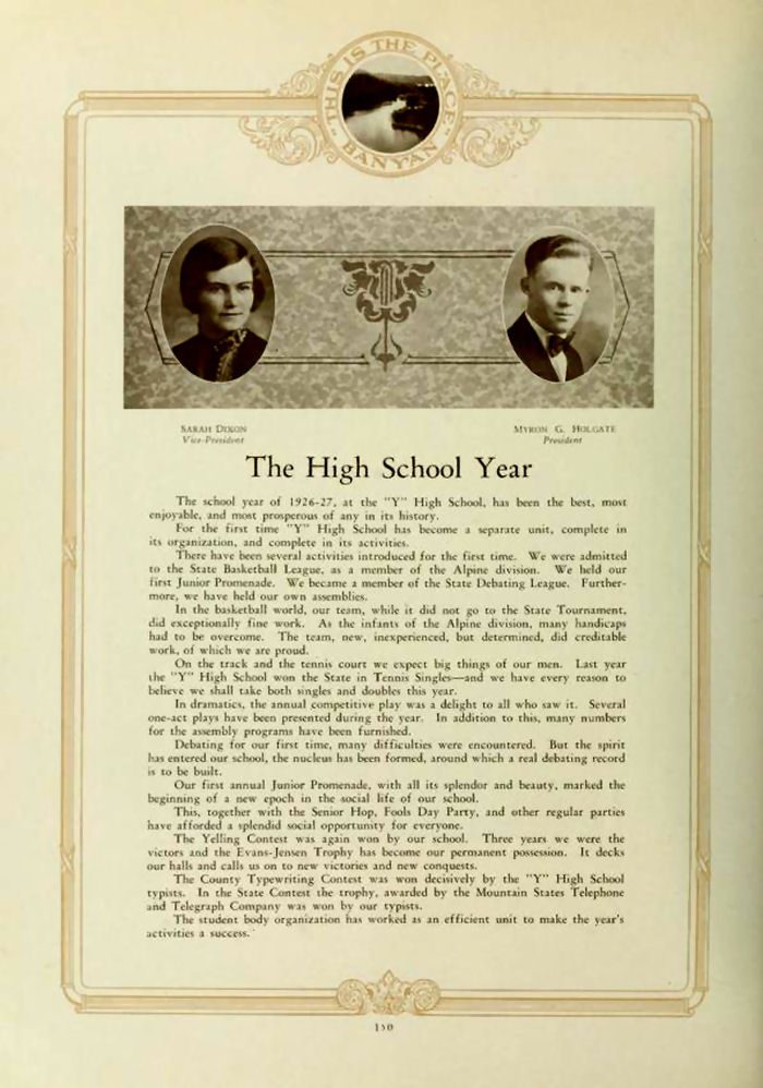 BYH 1926-1927 Year