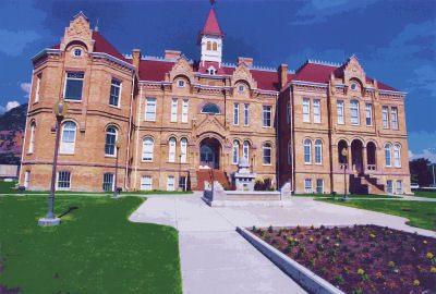 Restored Brigham Young Academy Bldg July 1, 2006