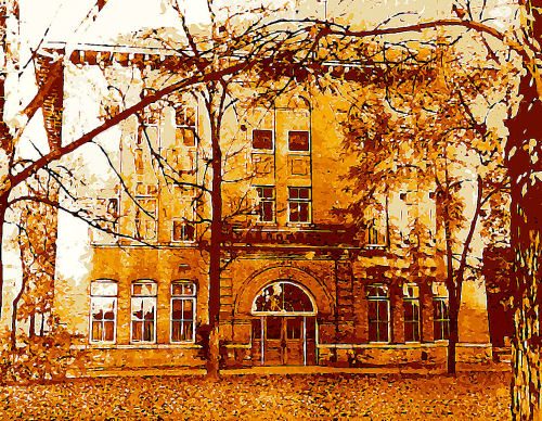 BYH Arts Building in 1947