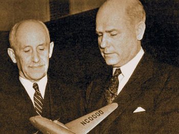 Orville Wright and Robert H. Hinckley, Sr., of UT